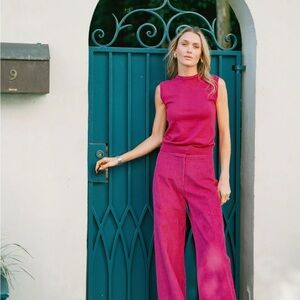 COPY - NWT Julia Amory Tippi Top Knit Magenta Pink Sleeveless XS